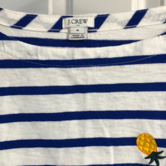 J. crew factory striped top size medium - Picture 3 of 8